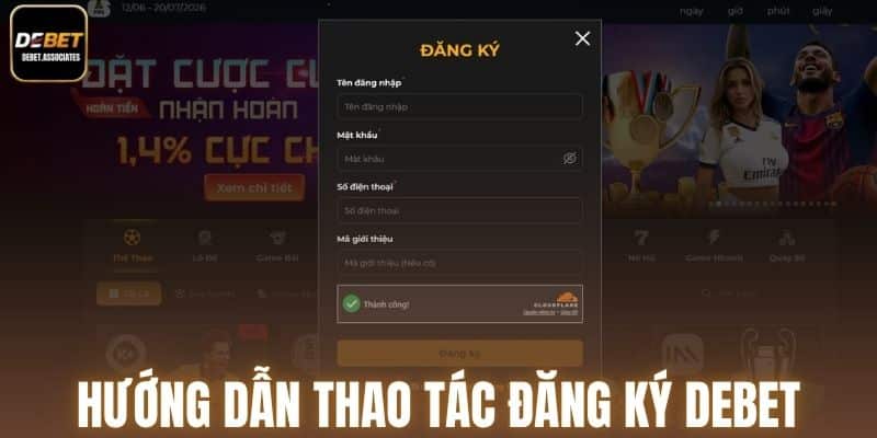 Hướng dẫn đăng ký Debet