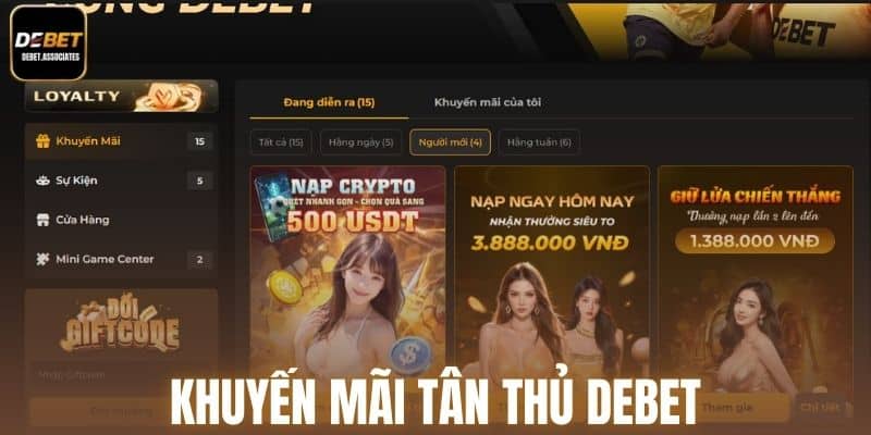 Khuyến mãi riêng cho tân thủ