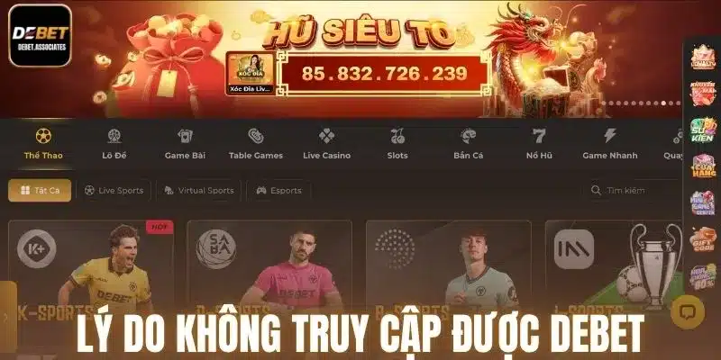 Lý do thành viên không truy cập được Debet